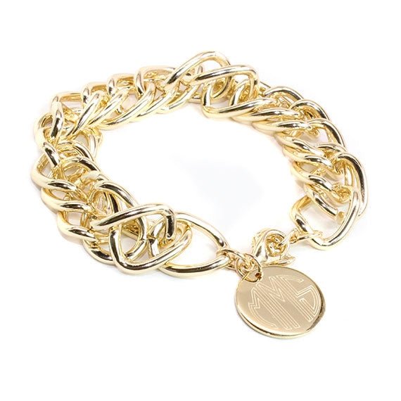 Double Link Chain Charm Bracelet - Allyanna GiftsJEWELRY