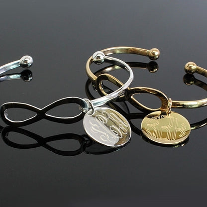 Trendy Infinity Engraved Bracelet - Allyanna Gifts