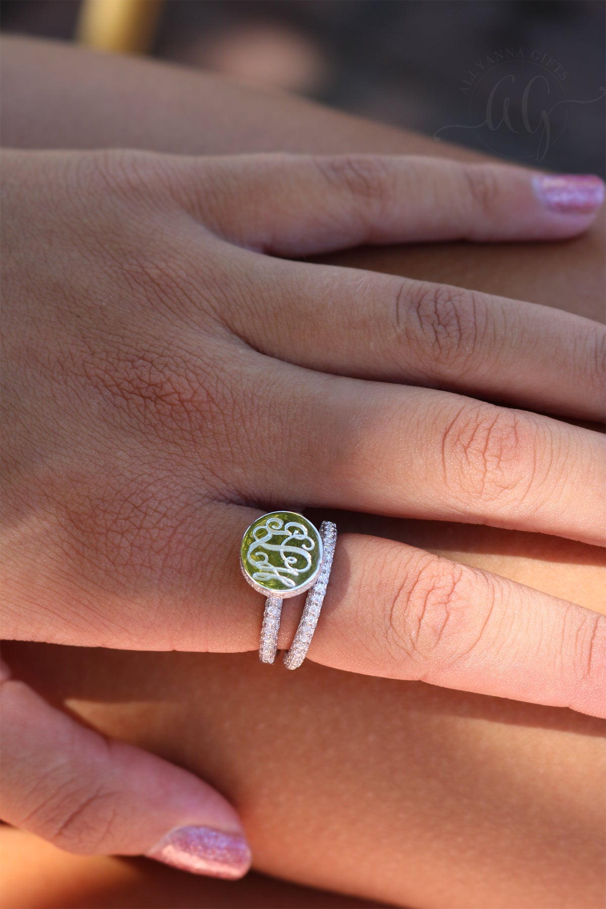 Eleanor Ring Set - Allyanna GiftsMONOGRAM + ENGRAVING