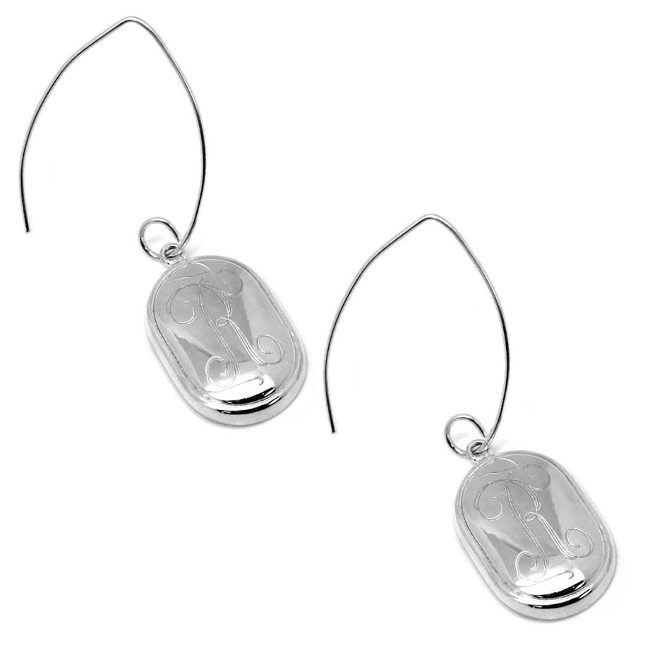 Elegant Oval German Silver Earrings - Allyanna GiftsEARRINGS