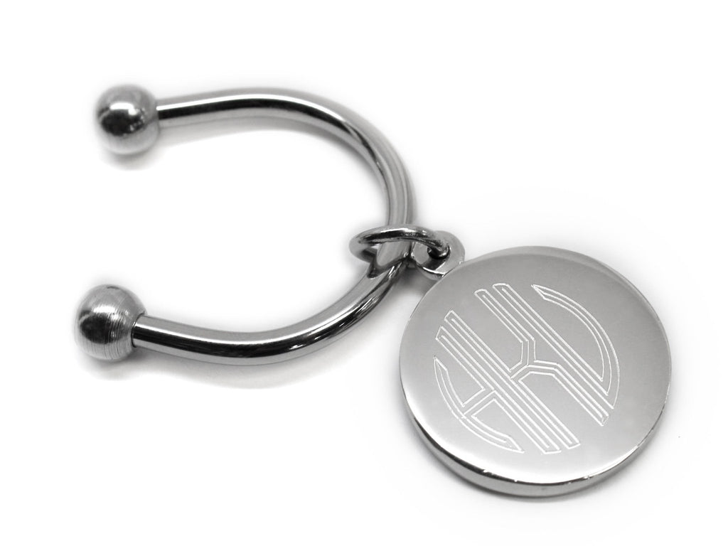 Engravable Horse Shoe Keychain - Allyanna GiftsMONOGRAM + ENGRAVING