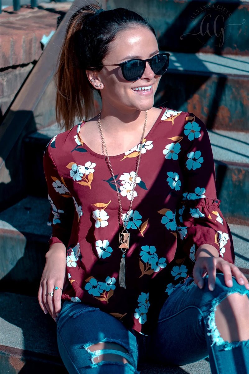 Engravable Rectangle Tassel Necklace - Allyanna GiftsMONOGRAM + ENGRAVING