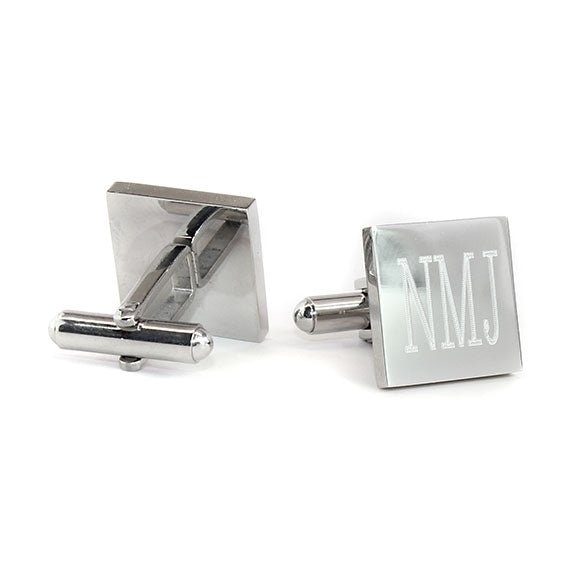 Engraved Cuff Links - Allyanna GiftsGIFTS