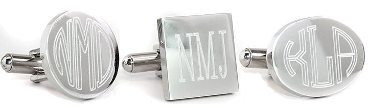 Engraved Cuff Links - Allyanna GiftsGIFTS