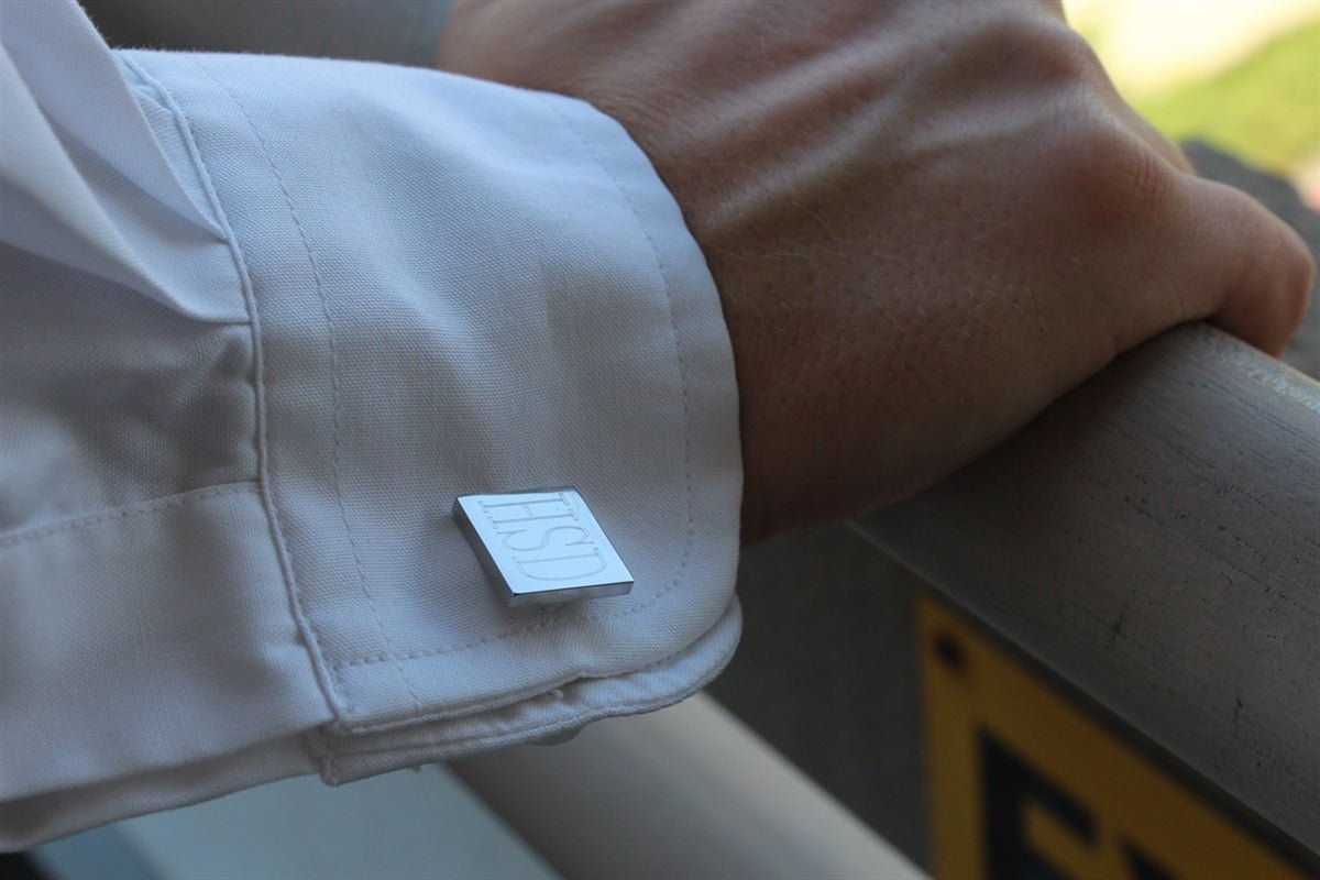 Engraved Cuff Links - Allyanna GiftsGIFTS