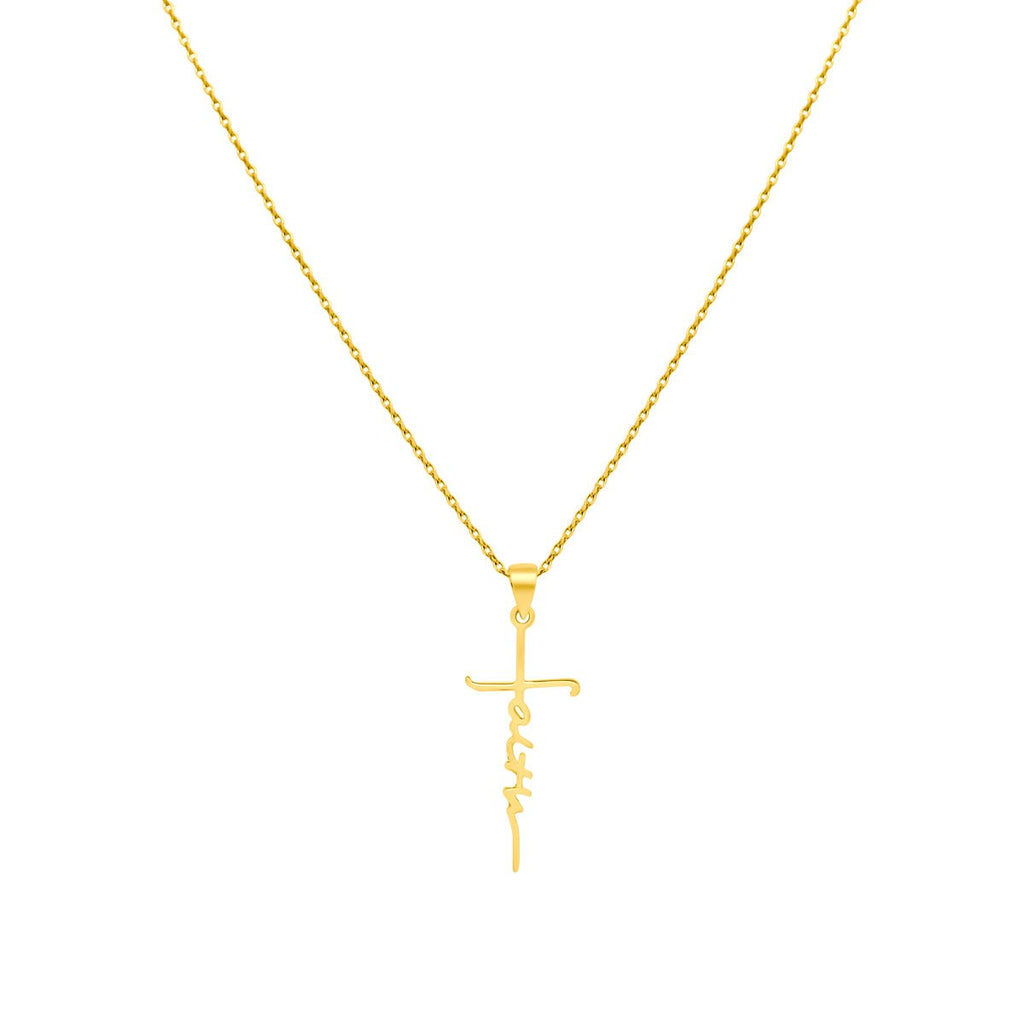 "Faith" Cross Necklace - Allyanna GiftsNECKLACE