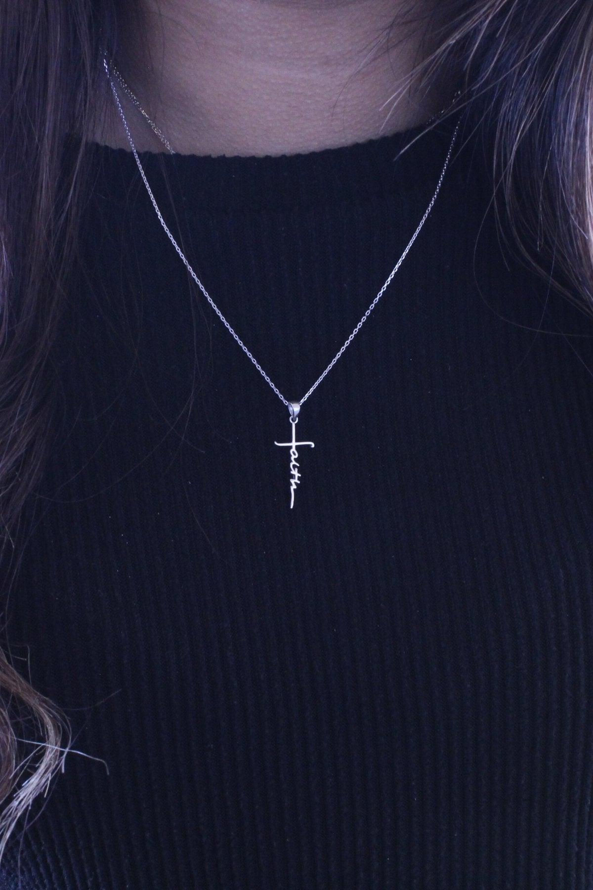"Faith" Cross Necklace - Allyanna GiftsNECKLACE
