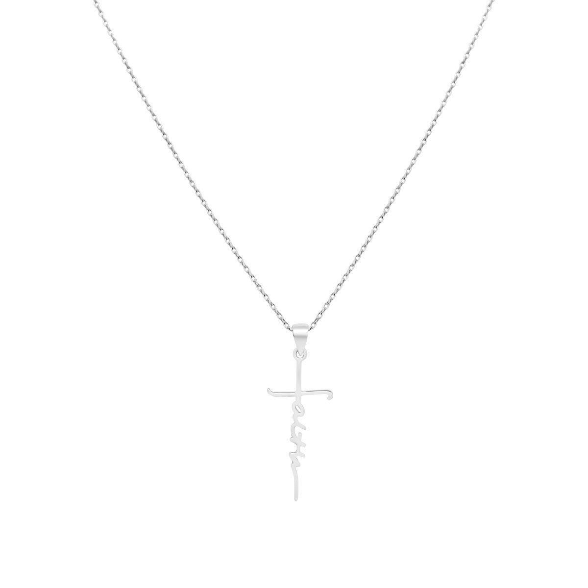 "Faith" Cross Necklace - Allyanna GiftsNECKLACE