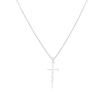"Faith" Cross Necklace - Allyanna GiftsNECKLACE