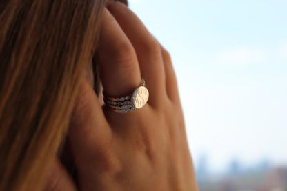 Felicity Stackable Ring Set - Allyanna GiftsMONOGRAM + ENGRAVING