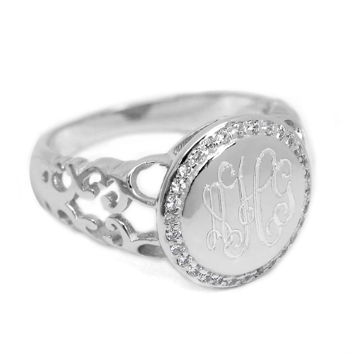 Filigree Ring - Allyanna GiftsMONOGRAM + ENGRAVING