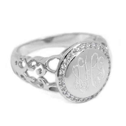Filigree Ring - Allyanna GiftsMONOGRAM + ENGRAVING