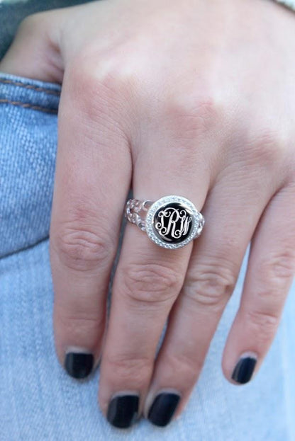 Filigree Ring - Allyanna GiftsMONOGRAM + ENGRAVING