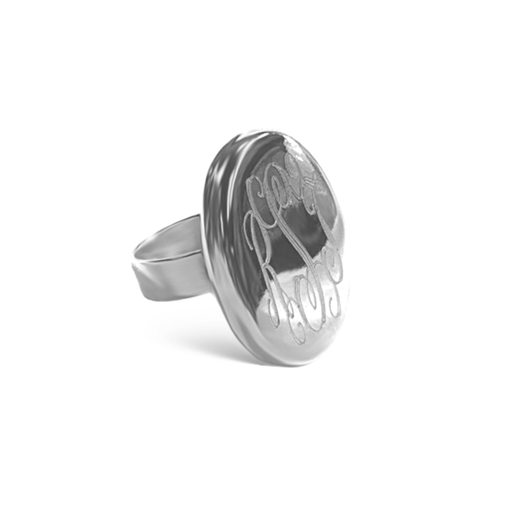 German Silver Oval Ring - Allyanna Gifts