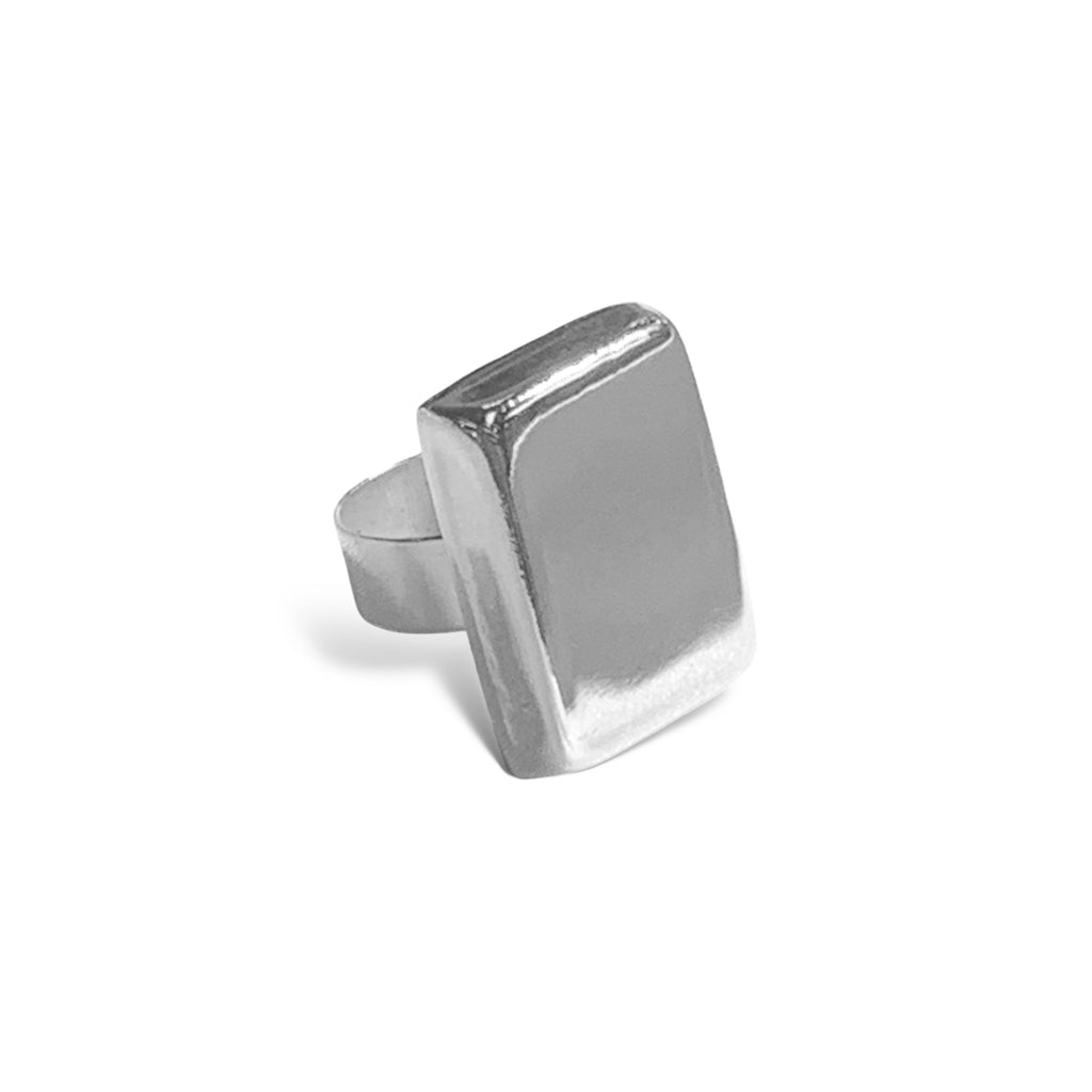 German Silver Rectangle Ring - Allyanna Gifts