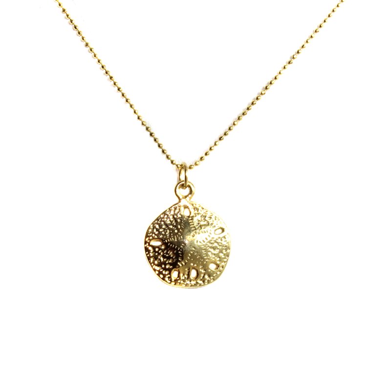 Golden Sand Dollar Necklace - Allyanna GiftsJEWELRY
