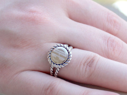 Grace Rope Ring - Allyanna GiftsMONOGRAM + ENGRAVING