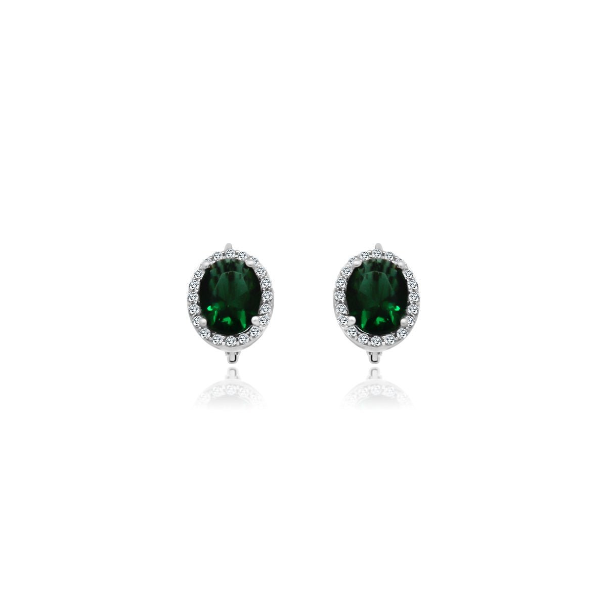 Green CZ Earring - Allyanna Gifts