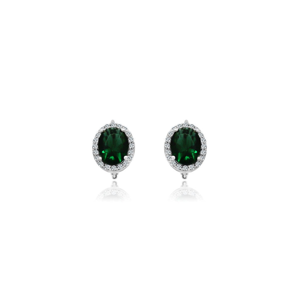 Green CZ Earring - Allyanna Gifts