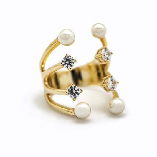 Hannah Pearl Ring - Allyanna GiftsRINGS