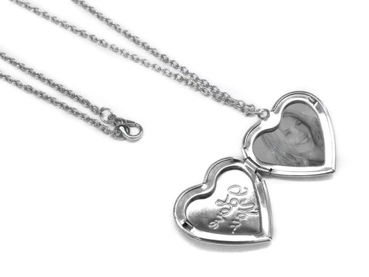"I Love You" Photo Necklace - Allyanna GiftsNECKLACE