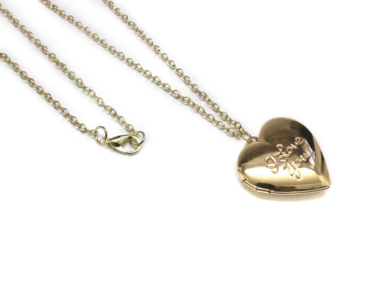 "I Love You" Photo Necklace - Allyanna GiftsNECKLACE