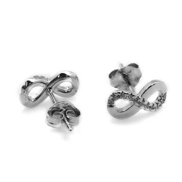 Infinity CZ Post Earrings - Allyanna GiftsEARRINGS
