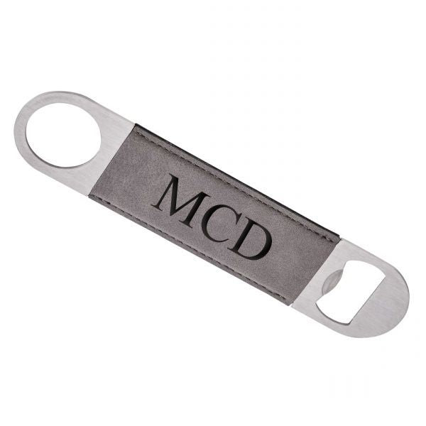 Leatherette Opener (Caramel or Grey) - Allyanna Gifts