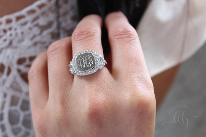 Leia Ring - Allyanna GiftsMONOGRAM + ENGRAVING