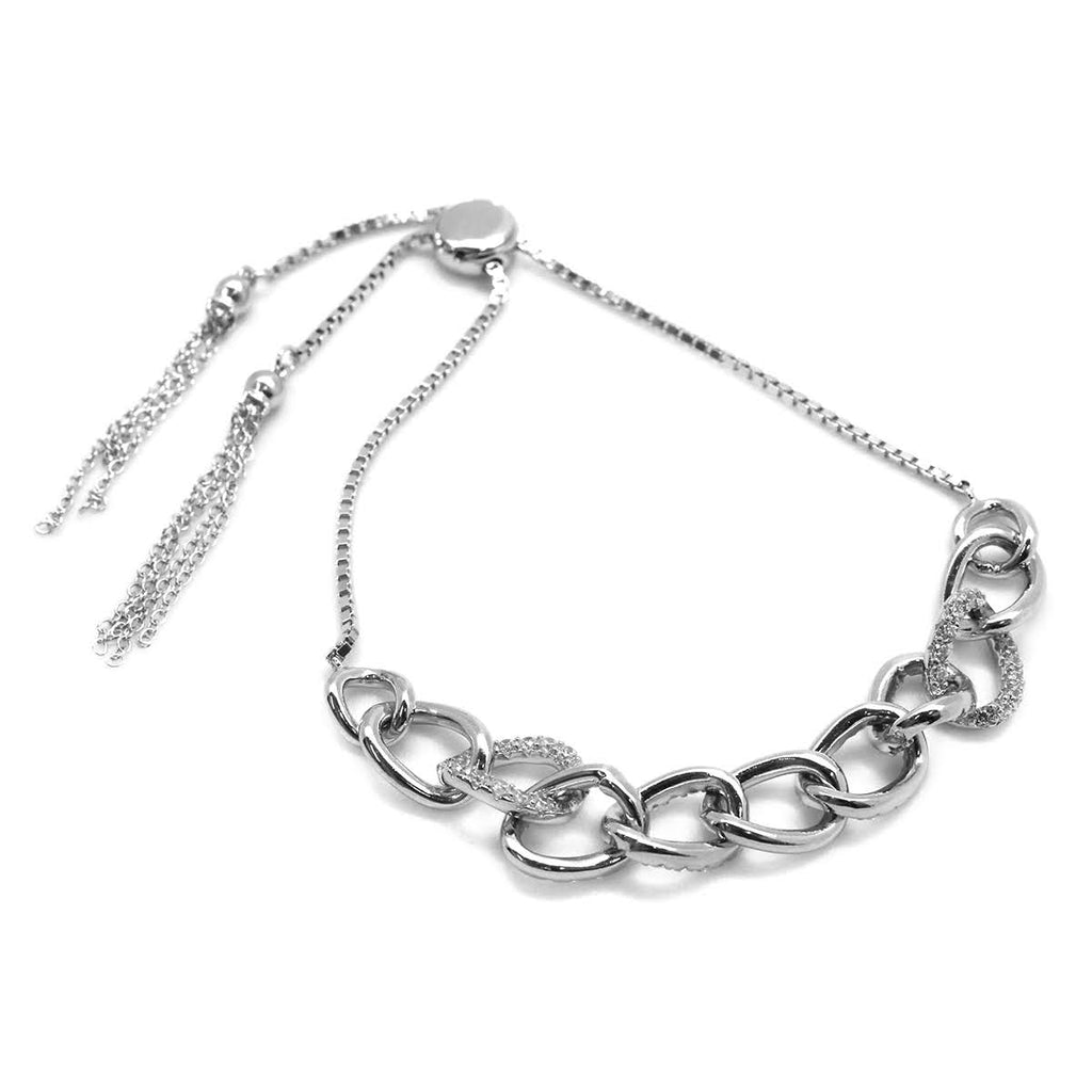 Link Chain CZ Bolo Bracelet - Allyanna GiftsBRACELETS