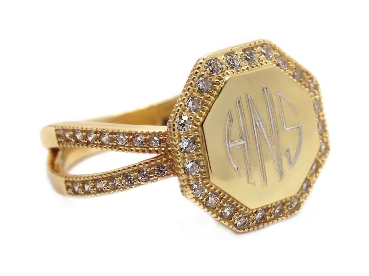 Lisa Nicole Ring - Allyanna GiftsMONOGRAM + ENGRAVING