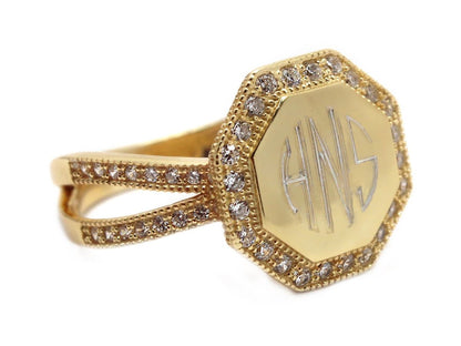 Lisa Nicole Ring - Allyanna GiftsMONOGRAM + ENGRAVING