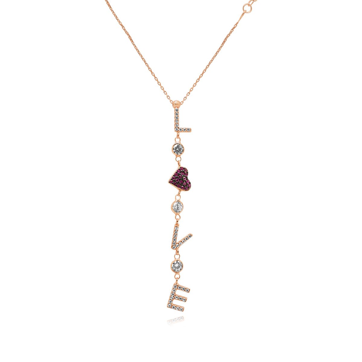 "LOVE" Drop Necklace - Allyanna GiftsNECKLACE