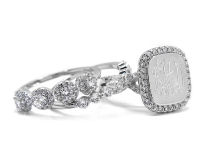 Luna Ring - Allyanna GiftsMONOGRAM + ENGRAVING