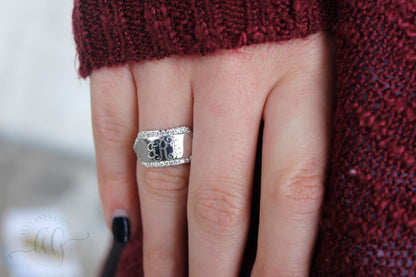 Mariah CZ Bar Ring - Allyanna GiftsMONOGRAM + ENGRAVING