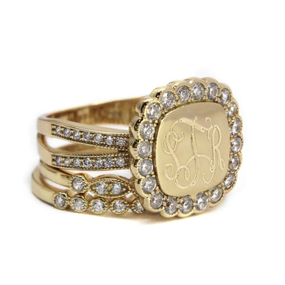 Meghan Ring - Allyanna GiftsMONOGRAM + ENGRAVING