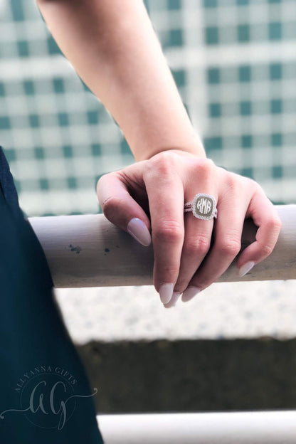 Monique Ring - Allyanna GiftsMONOGRAM + ENGRAVING