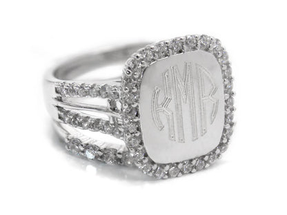 Monique Ring - Allyanna GiftsMONOGRAM + ENGRAVING