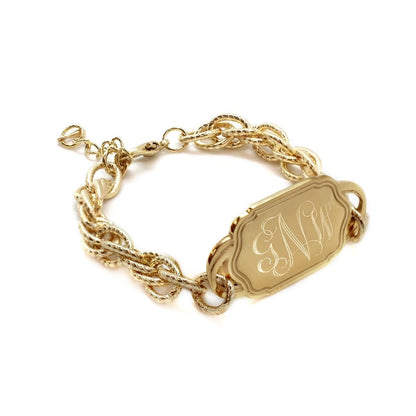 Monogram Link Chain Bracelet - Allyanna GiftsBRACELETS