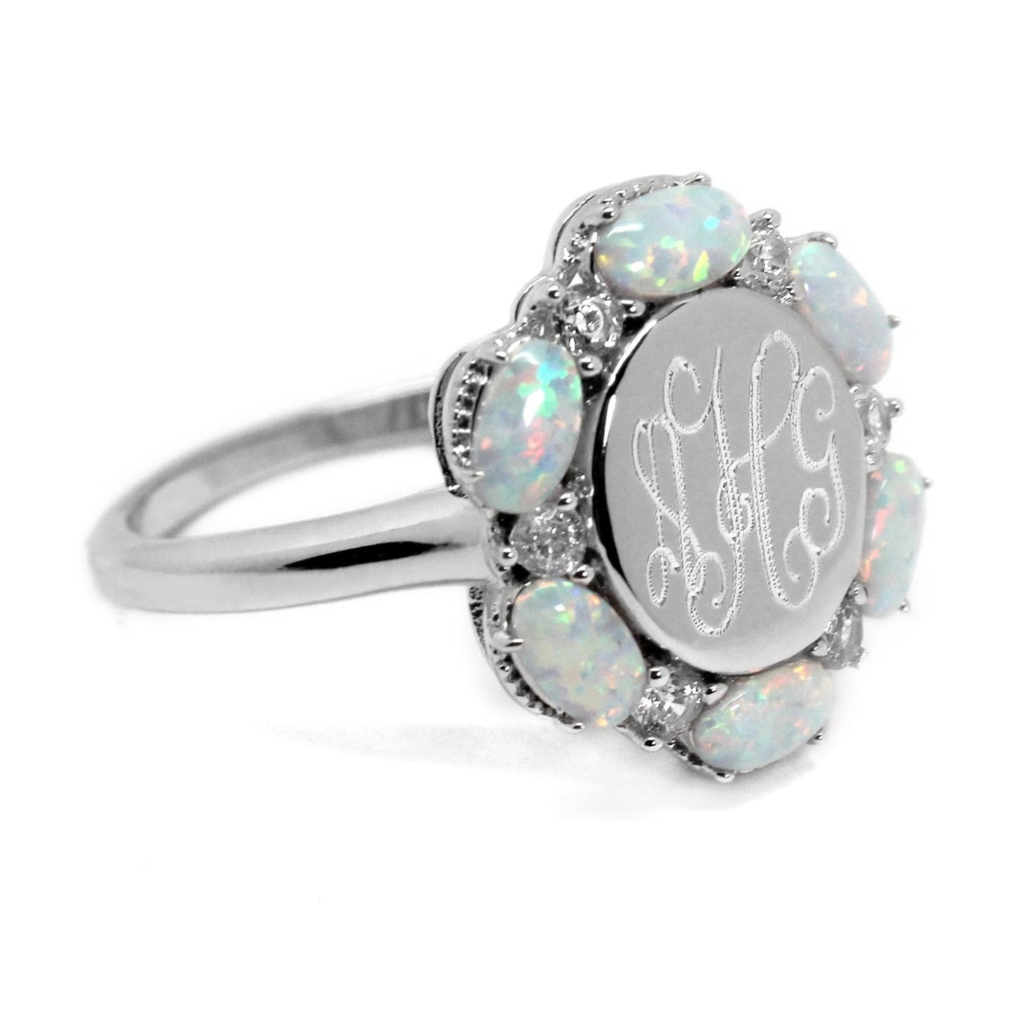 Monogrammed Amaya Ring - Allyanna GiftsMONOGRAM + ENGRAVING
