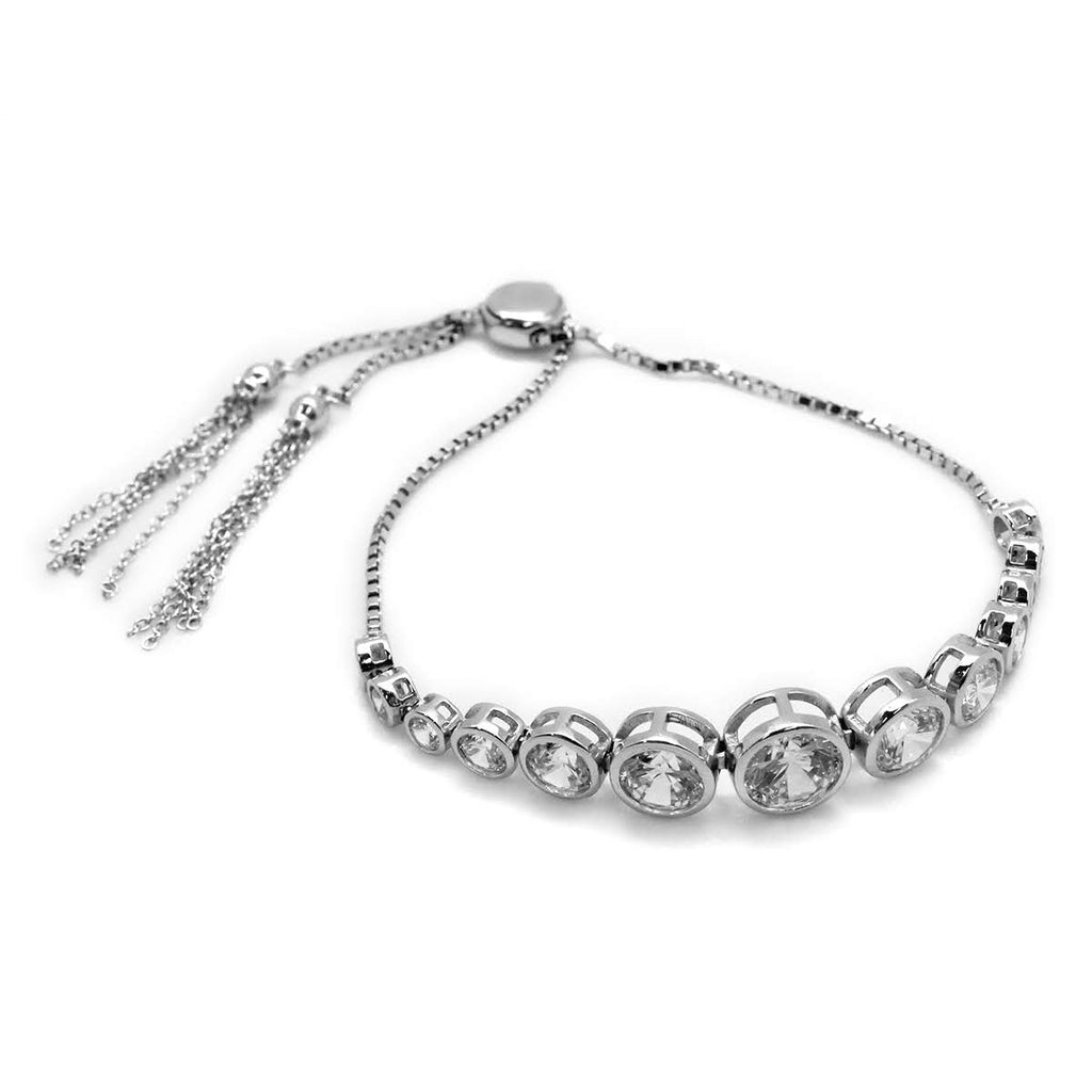 Multi-size CZ Stone Bolo Bracelet - Allyanna GiftsBRACELETS