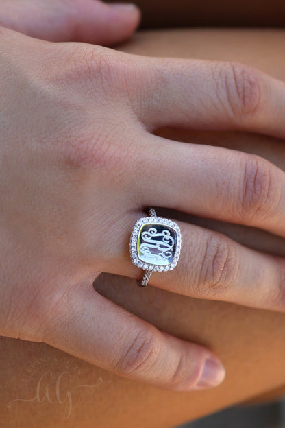 Nicole Ring - Allyanna GiftsMONOGRAM + ENGRAVING