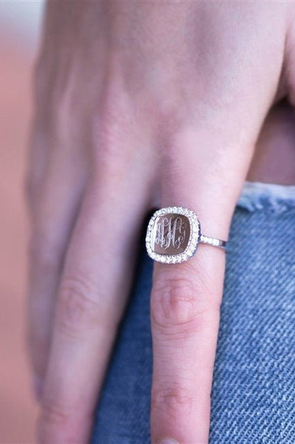 Nicole Ring - Allyanna GiftsMONOGRAM + ENGRAVING