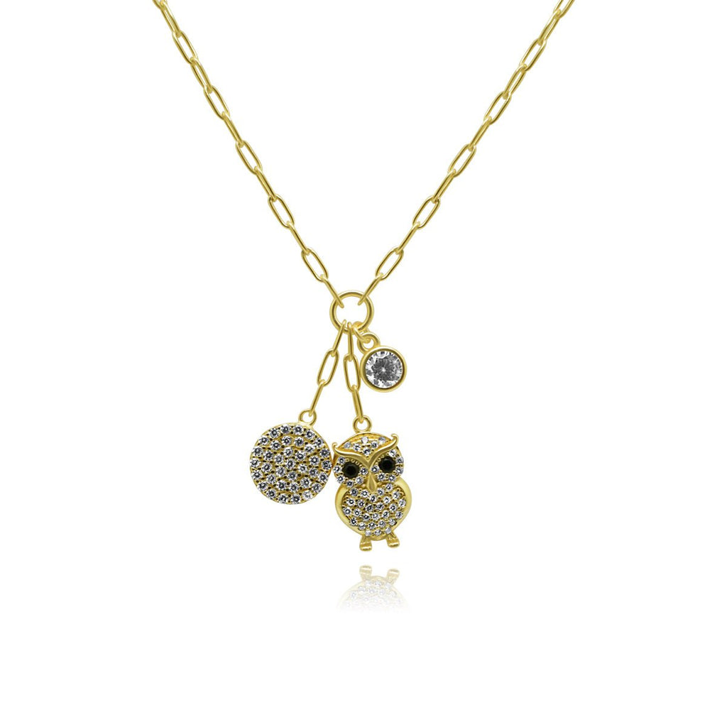 Owl Charm Necklace - Allyanna GiftsNECKLACE