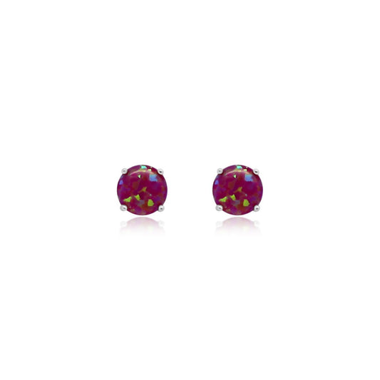 Pink Gemstone Studs - Allyanna Gifts