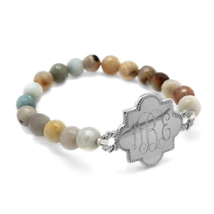 Quatrefoil Stretchy Beaded Bracelet - Allyanna Gifts