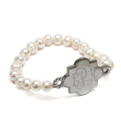 Quatrefoil Stretchy Beaded Bracelet - Allyanna Gifts