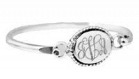 Rope Design Oval Baby Bangle - Allyanna GiftsGIFTS