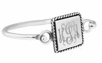 Rope Design Square Baby Bangle - Allyanna GiftsGIFTS