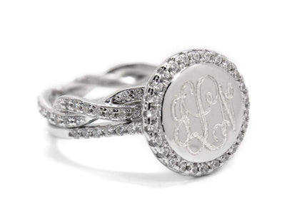 Sara Ring - Allyanna GiftsMONOGRAM + ENGRAVING